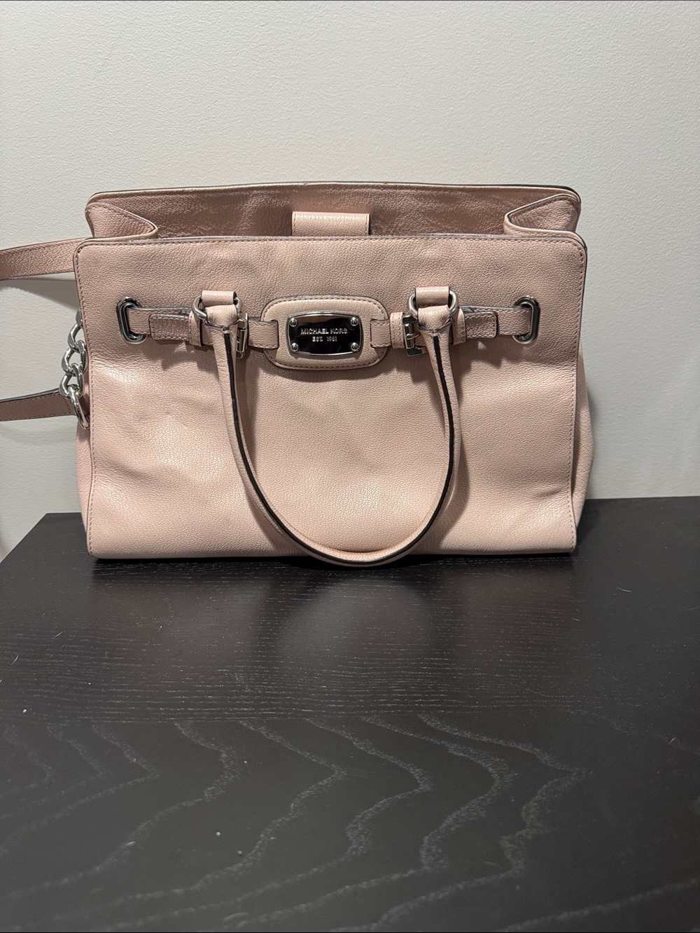 Michael Kors Pale Pink Leather Satchel